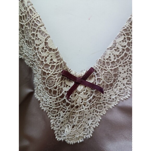 Cacique Lane Bryant Bra Size 44H Light Purple Modern LL Longline Ornate Lace - Picture 6 of 7